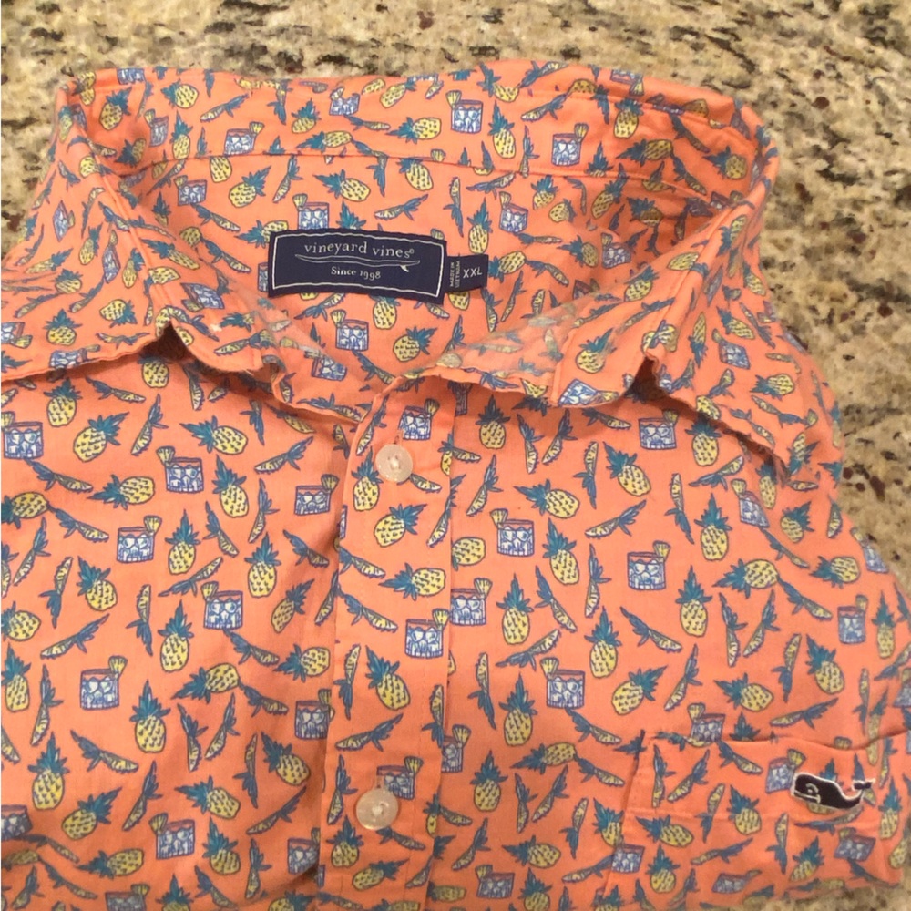 Vineyard Vines SS  Classic Fit Button Front Shirt XXL